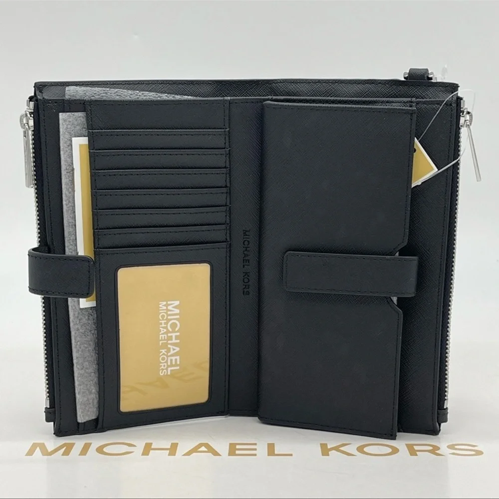 Michael Kors Large Double Zip Wallet Wristlet - Picture 6 of 11